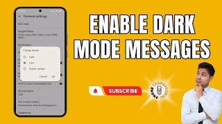 How to Enable Dark Mode Messages on Android | Switch to Dark Side
