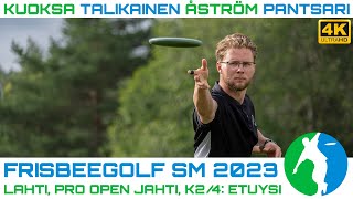 Frisbeegolf SM 2023 K2E9 | Kristian Kuoksa, Teemu Talikainen, Samu Åström, Eemi Pantsari | 4K