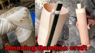 How to make Bamboo pepper/ flash Bottle/ candle holders/ others amezing Bamboo craft.