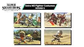 《任天堂明星大亂鬥:特別版》Mii鬥士卡普空聯動服裝預告 Super Smash Bros  Ultimate   Mii Fighter Costumes