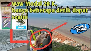 Waaaw sarangnya ikan-ikan kecil....... | Pelabuhan Kijing | Kalimantan Barat