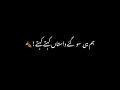 zamana baray shoq se sun raha tha🍂 ham he so gaye dastan kehty kehty blackscreen tariqjameelpoetry