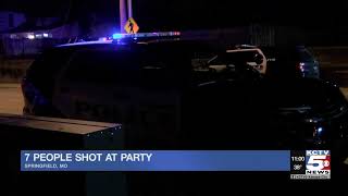 7 shot at party in Springfield, MO; 1 in critical condition