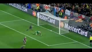 Lionel Messi Goal  Barcelona vs  Milan 2-0 12 03 2013