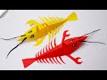 Moving paper lobster | Easy paper toys