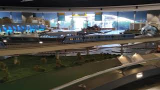 Dubai metro made out of Lego@