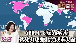 XBB.1.5變異病毒 傳染力更強 北美成重災區 TVBS文茜的世界周報-亞洲版 20230114 X 富蘭克林‧國民的基金