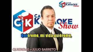 karaoke quiereme  -  julio barreto y la sociedad de barranco