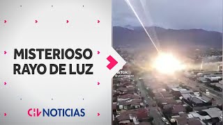 MISTERIOSO VIDEO: ¿Qué fue el rayo de luz captado en explosión? - CHV Noticias