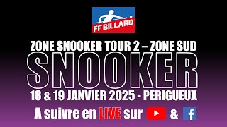 SNOOKER - ZST2 SUD - TABLE 1 - 1/2 FINALE - D.GAUTHIER vs. M.GUICHET