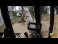 cat 305.5e2 grading gravel with trimble gcs flex 2d system