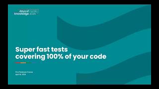 20260504 - Super fast tests covering 100% of your code