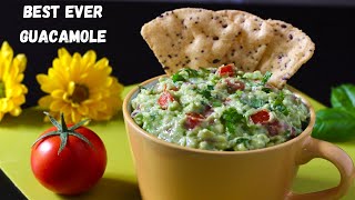 HOW TO MAKE BEST EVER GUACAMOLE | EASY,  FRESH, HOMEMADE GUACAMOLE RECIPE | Healthy Avocado Recipe