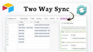 How to do a two way sync in Airtable (Simple Data Sync Setup)