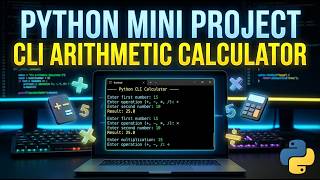 Build a Python CLI Calculator in 5 minutes | Beginner Python Project 🔥