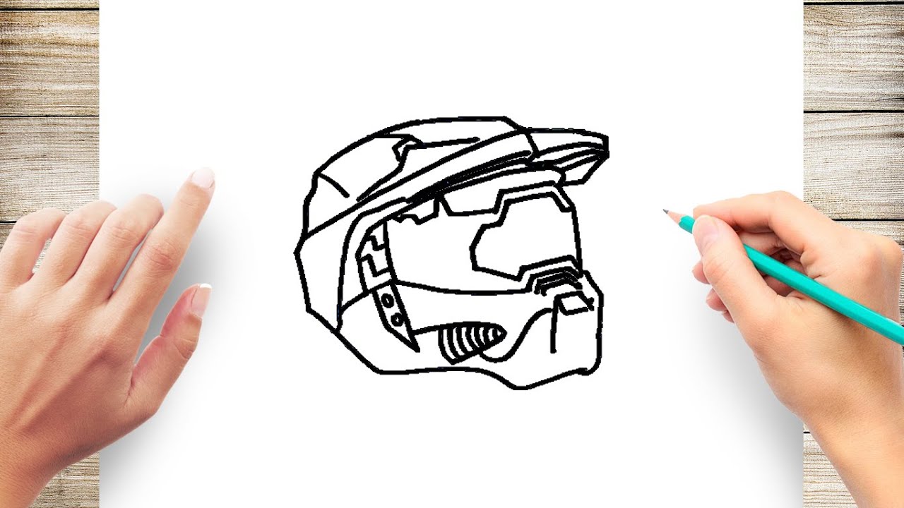 How To Draw Master Chief From Halo (Easy Drawing Tutorial), 43% OFF