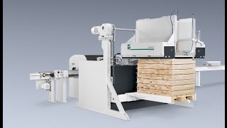 Dimter S90 with Pack Cutting and Automatic Stacking