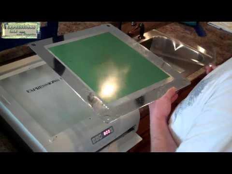 Burning An Image Into Yudu Emulsion Burning An Image Into Yudu Emulsion