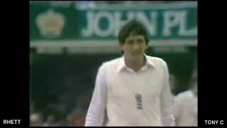 Derek Randall run out from 1977,  with John Arlott's famous commentary for Test Match Special