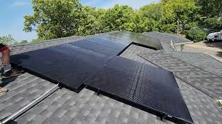 9.6 kW Solar System on Newly Built Home