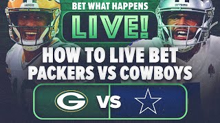 How to Live Bet Green Bay Packers vs Dallas Cowboys! NFL Wild Card Picks | Bet What Happens Live