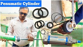 Penumatic cylinder seal kit change || batching plant || how to cylinder seal kit install #sunilsingh