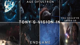 Tony Stark's Vision In Age Of Ultron VS Endgame