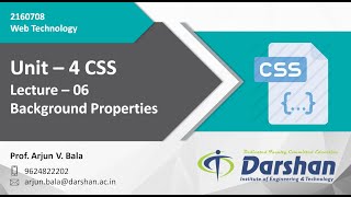 Unit 4: Background Properties in CSS