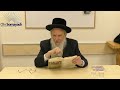 haggadah shel pesach part 1 kiddush rabbi dovid gottleib jewish holidays pesach