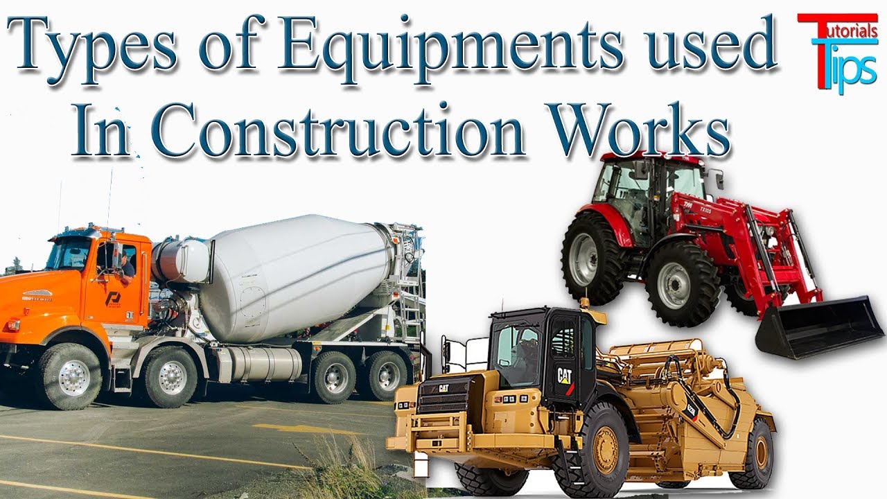 Construction Vehicles & Equipments Used In Civil Engineering - YouTube