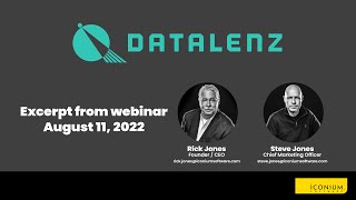 See DataLenz in Action with Iconium Founder Rick Jones & CMO Steve Jones