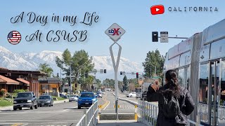 A Day In My life at CSUSB!! College life at California!! California State University, San Bernardino