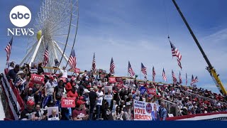 Donald Trump holds Jersey Shore campaign rally