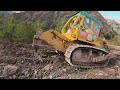 how the legendary caterpillar d7g bulldozer moves through the mountains long party bulldozer