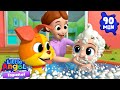 Bebé Juan y Bingo toman un baño 🐶🚿| Caricaturas | Canciones Infantiles🎵| Little Angel Español