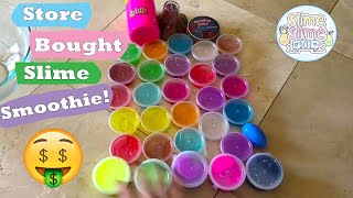 Store Bought Slime Smoothie ! Mixing Slime Together ! Slime Slime 101