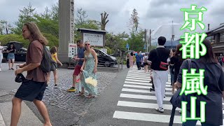 2023年6月30日 平日でも観光客で賑わう京都嵐山を歩く Walk in Arashiyama,Kyoto 【4K】