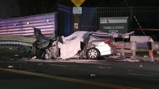Multiple injured after 2 cars involved in violent crash in New Jersey