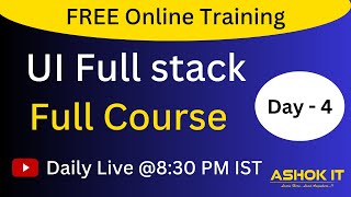 UI Web Development | Session - 04 | Ashok IT