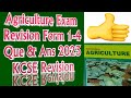 Form 1 Agriculture Exam | Questions & Answers | KCSE  Agriculture | Revision | Question & Answers