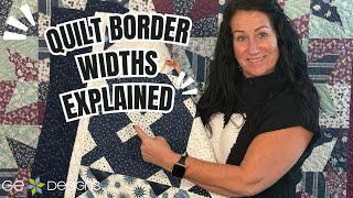 Quilt Border Widths Explained: Gudrun's Top Tips