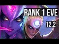 EVE vs DIANA (JNG) (DEFEAT) | Rank 1 Eve, 69% winrate, 19/3/11, Legendary | EUW Challenger | 12.2