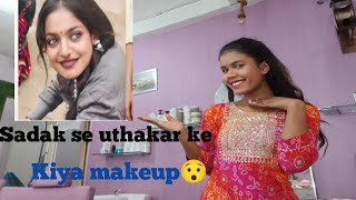 Sadak se uthakar kiya ladki ka makeup😲#viralvideo