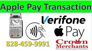 Using Apple Pay on the Verifone terminal