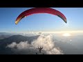 premier vol de l’année en paramoteur au dessus des alpes du sud 🌄