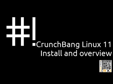CrunchBang Linux 11 Install and overview | Super nimble