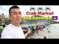 Bisnis Kuliner Di Kamboja | Belanja Seafood Di Crab Market Kep