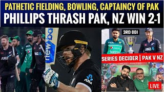 Philips hitting shocks Pakistan, NZ bags series after chasing 281, Pakistan clueless bowling, field
