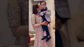 famous tiktoker shahtaj Khan with her cute son #shahtajkhan #cutebaby #shorts