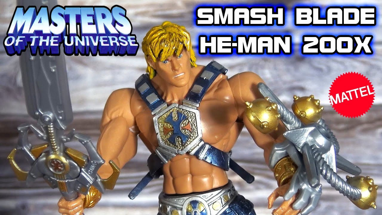 Unboxing A 2003 SMASH BLADE HE-MAN 200x, Masters Of The Universe ...